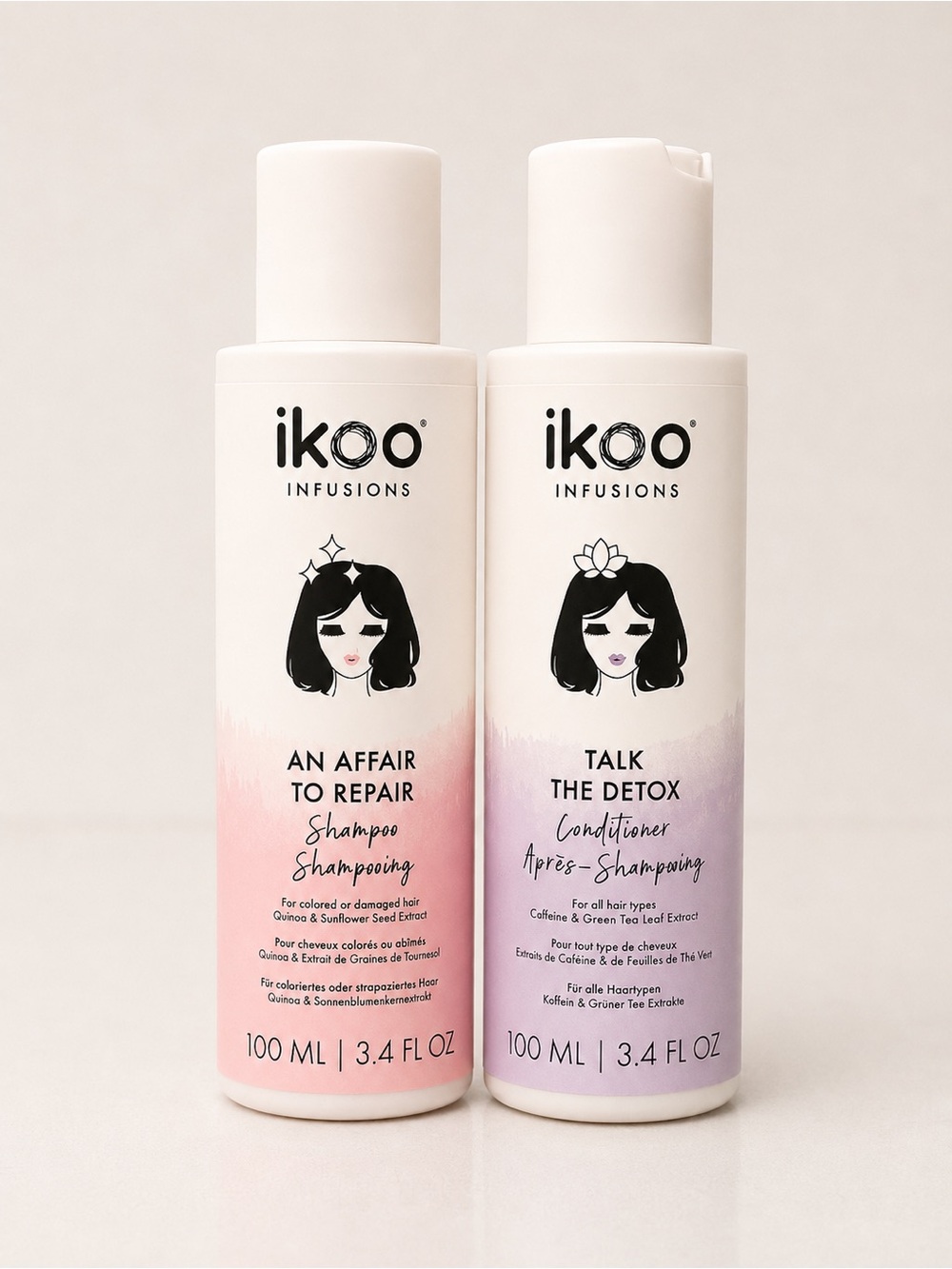 ikoo Infusions An Affair to Repair Shampoo + Talk The Detox Conditioner